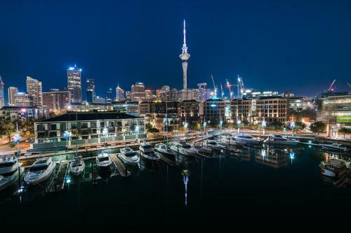 Apartamento Viaduct Harbour Waterfront Luxury Apt+ Pool Spa Sauna & Gym
