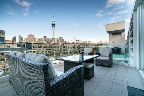 Apartamento Viaduct Harbour Waterfront Luxury Apt+ Pool Spa Sauna & Gym