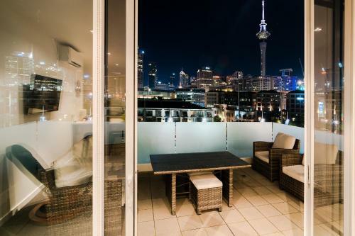 Apartamento Viaduct Harbour Waterfront Luxury Apt+ Pool Spa Sauna & Gym