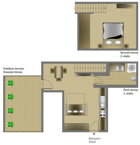 Apartments Hi?a Pod Gradom