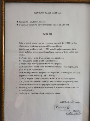 Posada Guest House Gavric