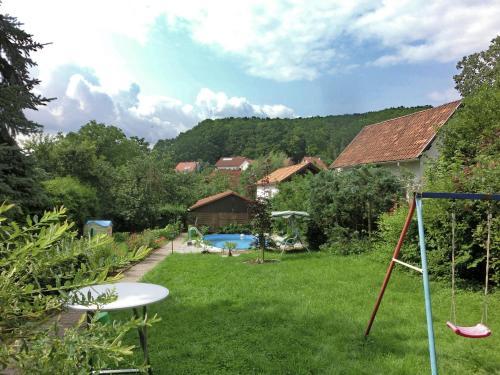 Modern Holiday Home In Gleichamberg With Pool