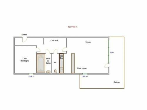 Apartamento Appartement Alcyon 2
