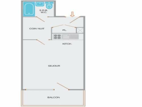 Apartment Piste Rouge B