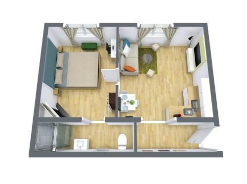Apartamento F2 Green Garden, Hyper Centre, Parking