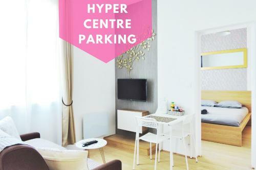 Apartamento F2 Golden Lounge, Hyper Centre, Parking