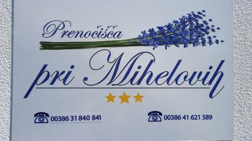Bed & Breakfast Guesthouse Pri Mihelovih