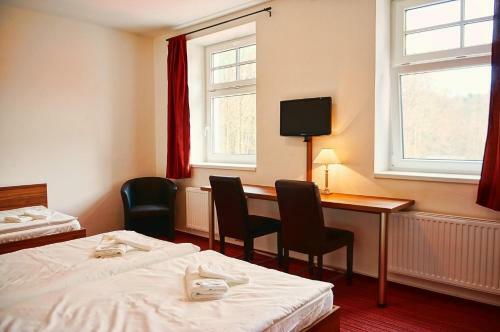 Hostal Restaurace A Penzion Zd?n� Bouda