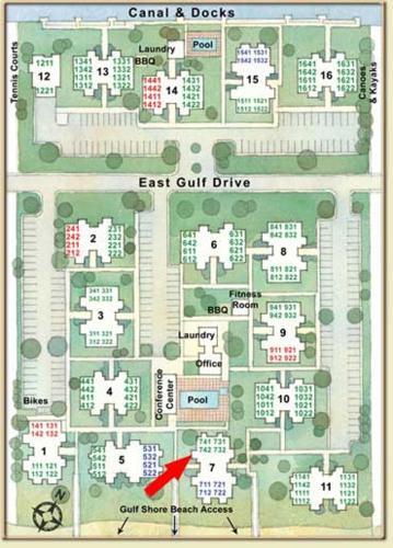 Apartamento East Gulf Condo #741