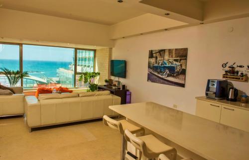 Apartamento Luxury Full Sea View Apt Facing Gordon Beach