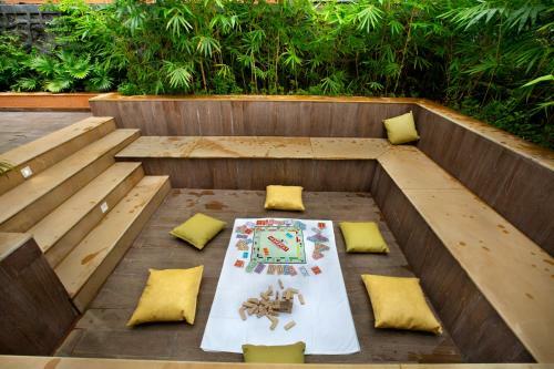Villa Saffronstays Dhyana.