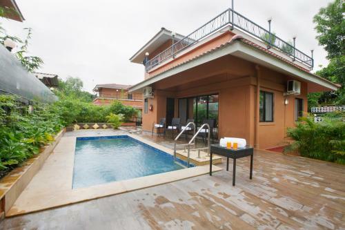 Villa Saffronstays Dhyana.