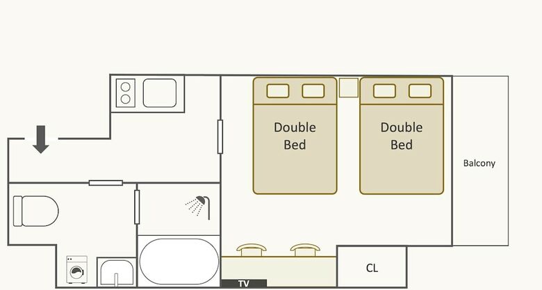 Apartamentos Grandouce Shimanouchi