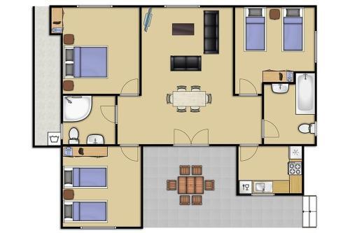 Punta Grossa Villa Sleeps 6 Pool Air Con Wifi