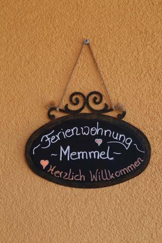 Apartamento Ferienwohnung Memmel