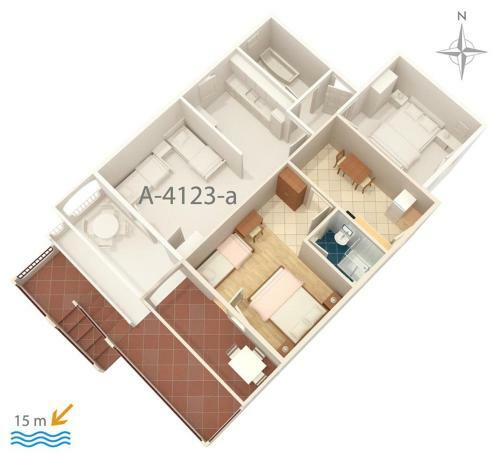 Apartments By The Sea Mandre, Pag - 4123