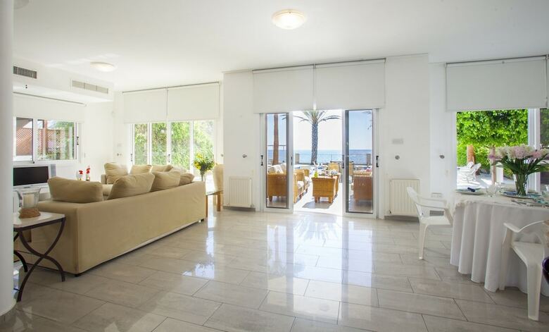 Meneou Beachfront Villa Sunset