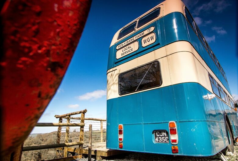 Ceridwen Glamping, Double Decker Bus And Yurts