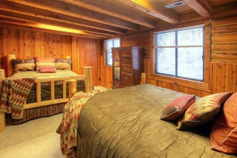 Log Cabin On The Stream