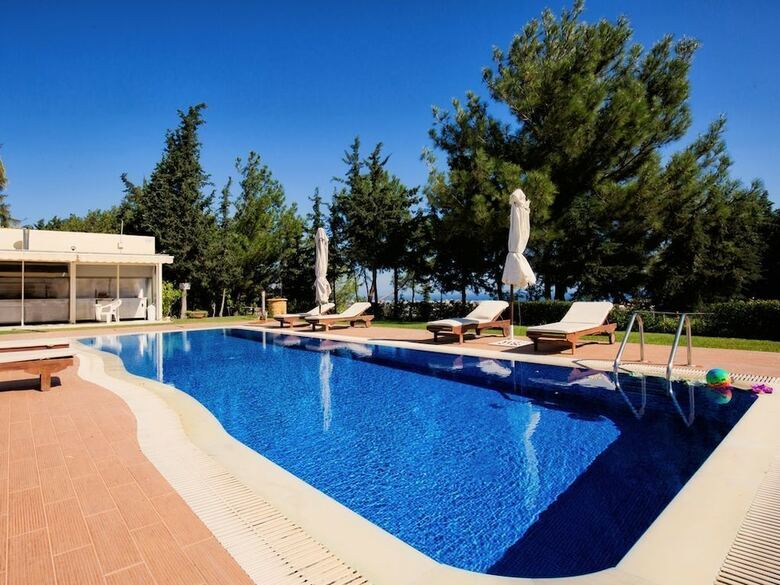 Rhodes Luxury Kallithea Breeze Villa With Ozone Pool & Private Small Forest!