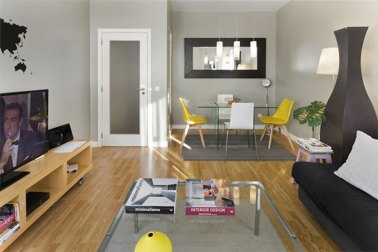 Prime Apartments White And Yellow