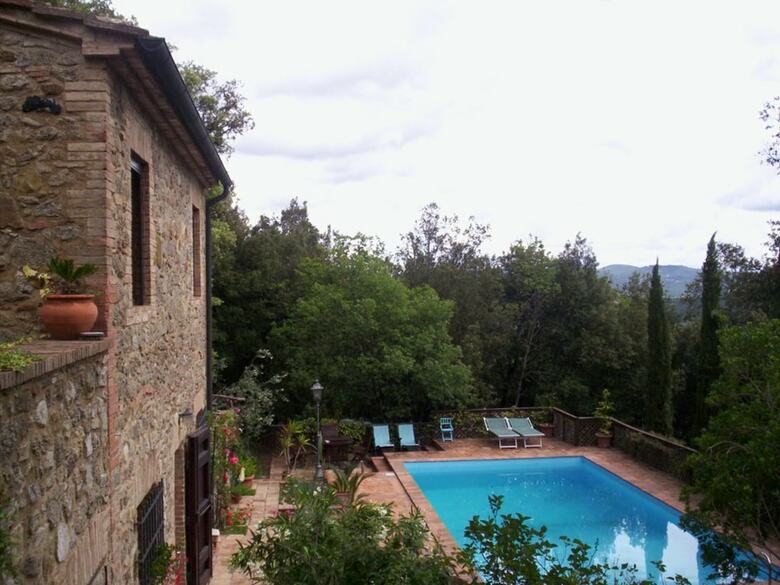 House With 2 Bedrooms In Mensano, With Pool Access And Wifi