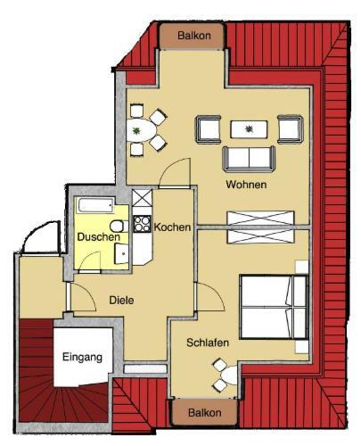Apartamento Ferienwohnanlage D�nenhaus