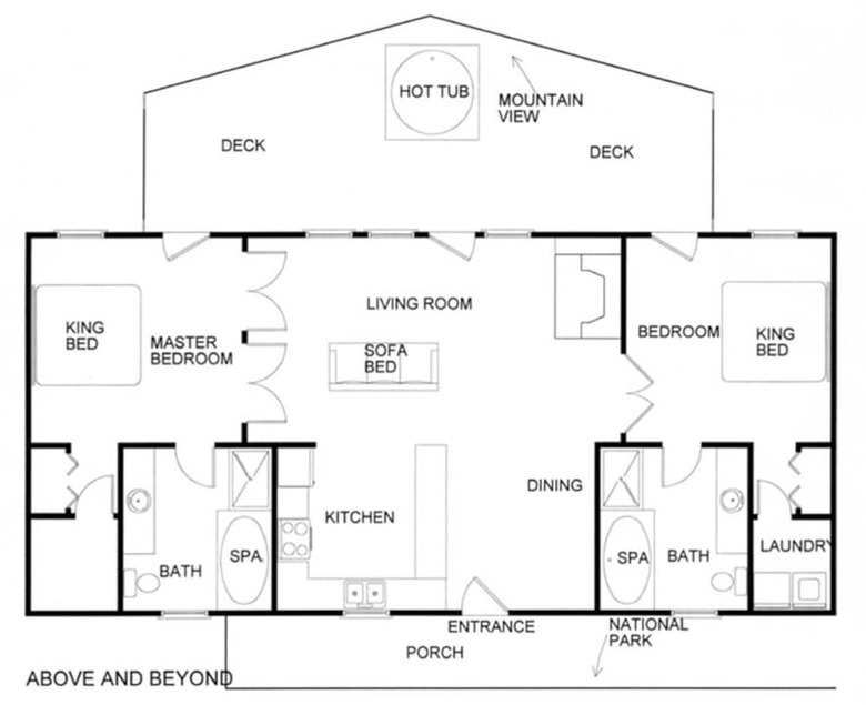 Cabana Above And Beyond 2 Bedroom With Hot Tub