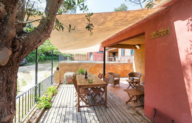 Bohemian Villa Con Piscina Privada En Playa Tamariu