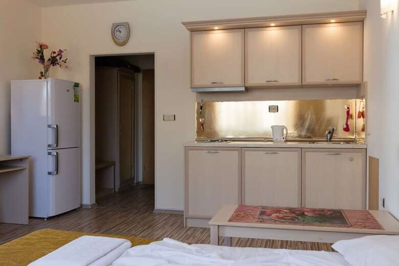 Aparthotel Studio For Family With Kitchenette And Pool View