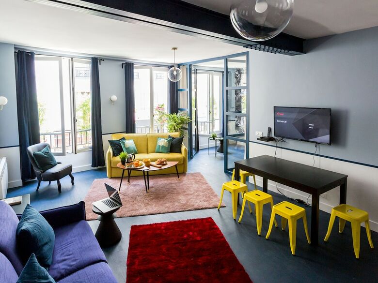 Apartamento Luxury 3 Bedroom 2 Bathroom Loft - Louvre Museum