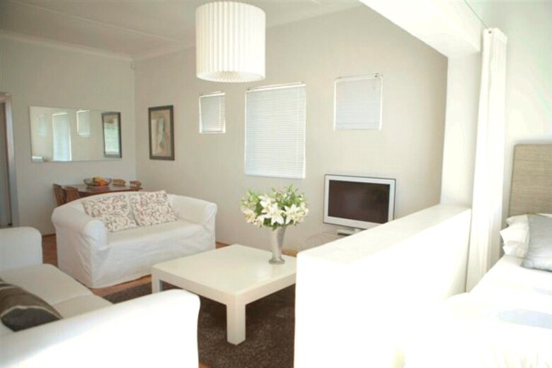 Chic White Studio Apartment
