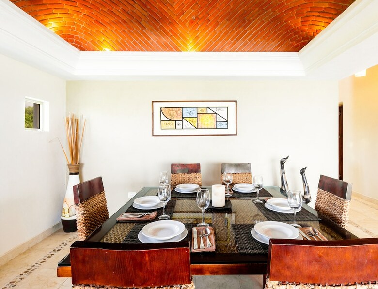 Ocean Front Private 3 Bedroom Villa In Akumal