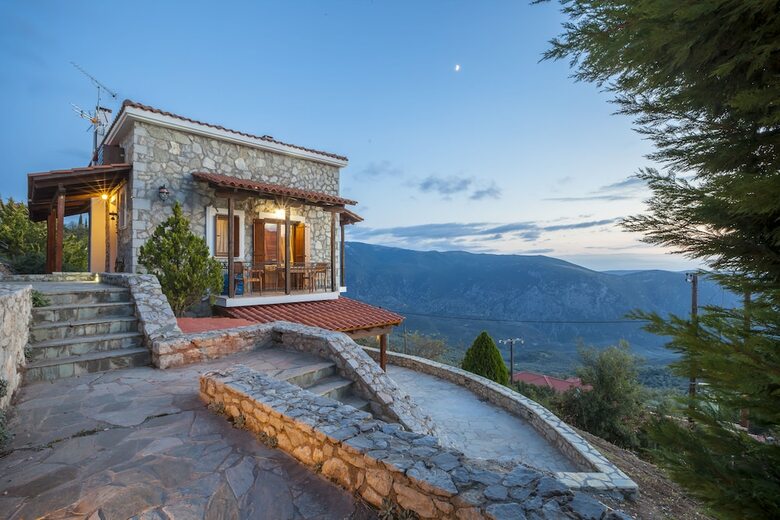 Rock Dandy, Deluxe Chalet, Arachova | Delphi. Private Sauna