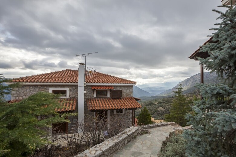 Rock Dandy, Deluxe Chalet, Arachova | Delphi. Private Sauna
