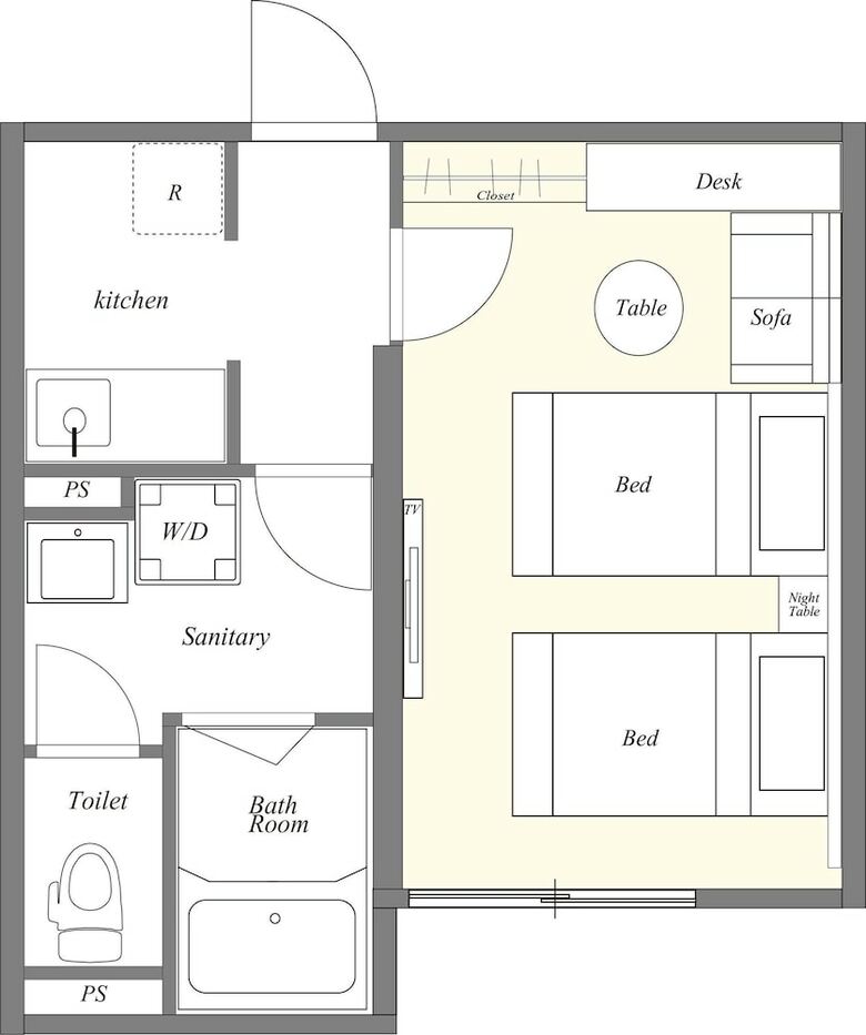 Apartamentos M-1 Tokyo Kamatahoncho