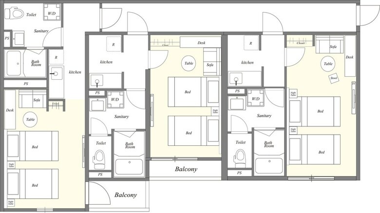 Apartamentos M-1 Tokyo Kamatahoncho