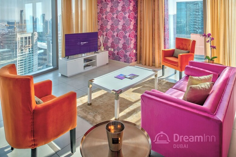 Apartamento Dream Inn 48 Burj Gate Gulf View