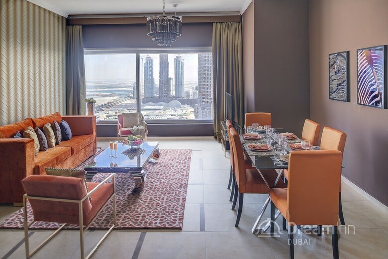Apartamento Dream Inn 48 Burj Gate Gulf View