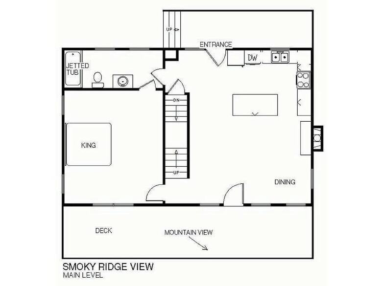 Smoky Ridge View - Three Bedroom Cabin