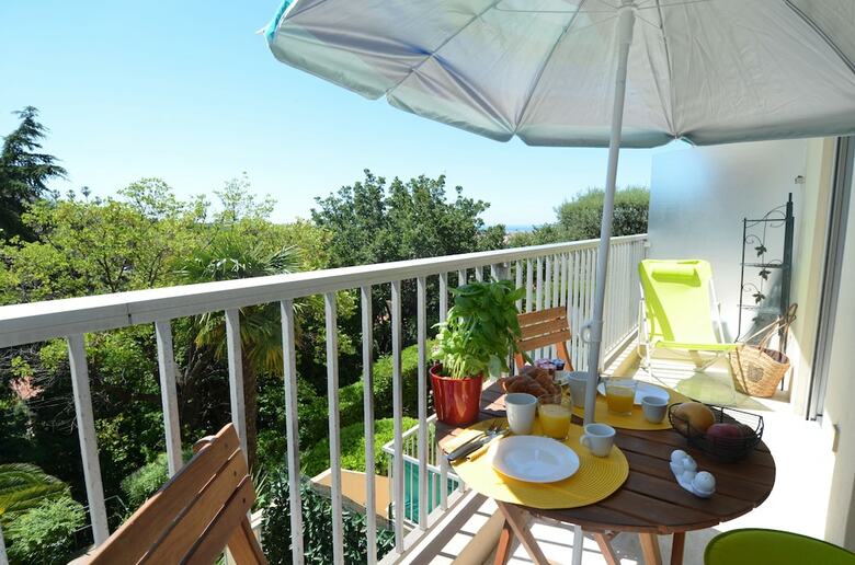 Apartamento Large Studio 4 Persons With Balcony Valrose District In Nice
