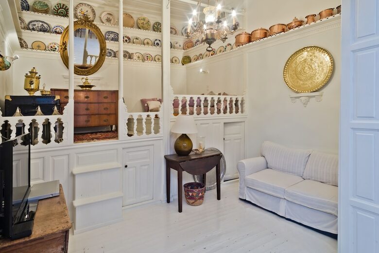 White Traditional House