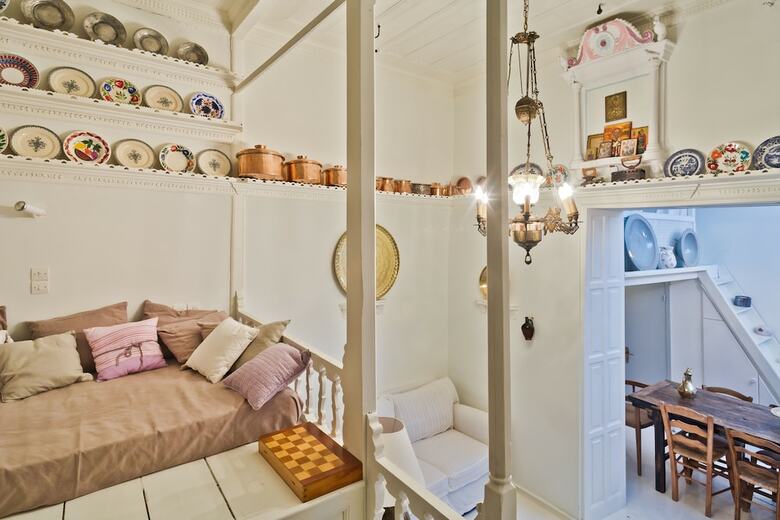 White Traditional House