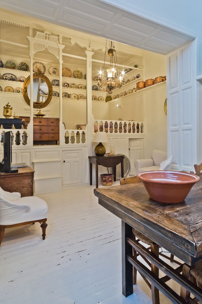 White Traditional House
