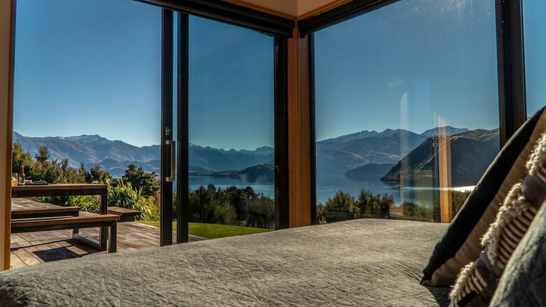 Breathtaking Views Of Lake Wanaka From This Architectural Designed Home