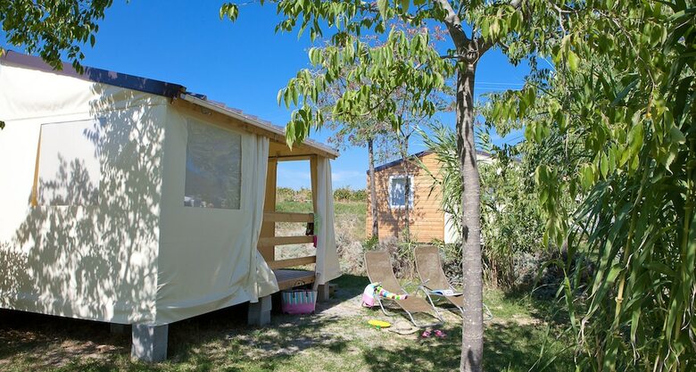 Ludocamping Bungalow Toile