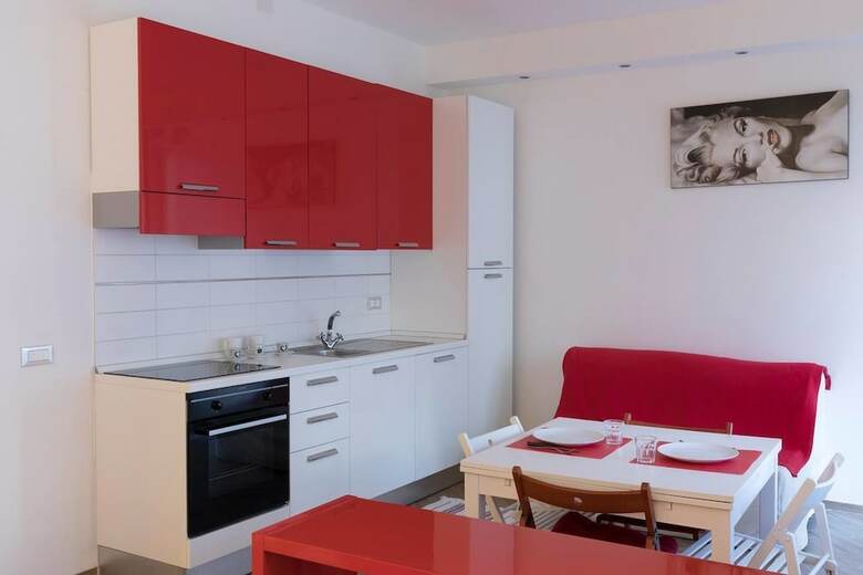 Apartamento Altido Red&white Studio