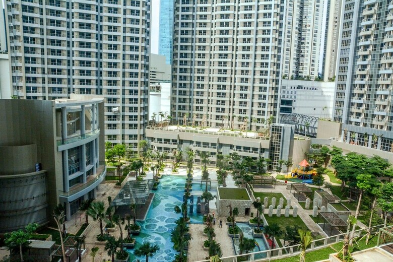 2br Apartment With Twin Beds At Taman Anggrek Residences