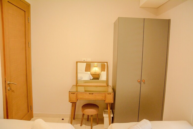 2br Apartment With Twin Beds At Taman Anggrek Residences
