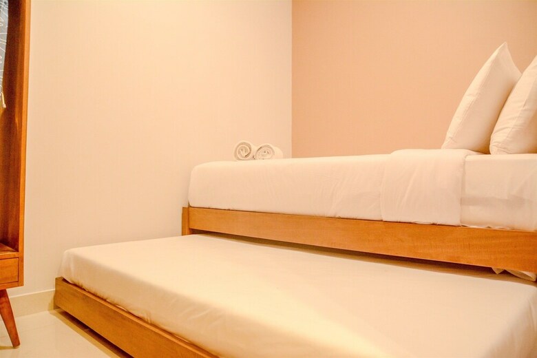2br Apartment With Twin Beds At Taman Anggrek Residences